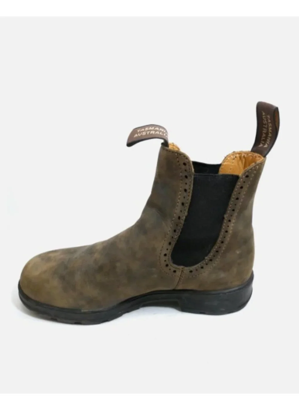 Blundstone 1351 High Top Boots Rustic Brown Women Sz 4 US 7 Chelsea Style Bootie